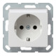 Gira Schuko-Steckdose rws-gl mit Schriftfeld 045703-1