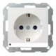 Gira Schuko-Steckdose rws-matt mit LED-Beleuchtung 117027-1