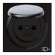 Gira Schuko-Steckdose sw m.Klappd., S-Color 045447-1