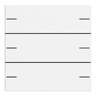 Gira Set de bascule 3 fois capteur tactile blanc pur
