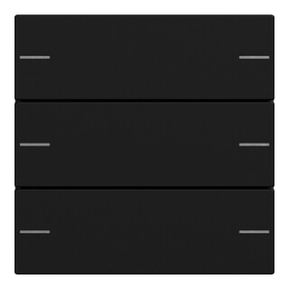 Gira Set de bascule 3 fois capteur tactile noir 5753005