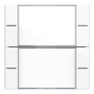 Gira Set de bascule double BSF capteur tactile blanc pur