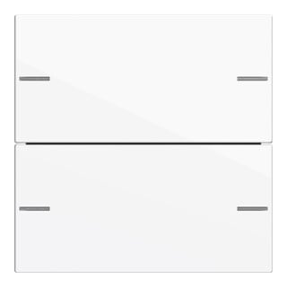Gira Set de bascule double capteur tactile blanc pur 575203