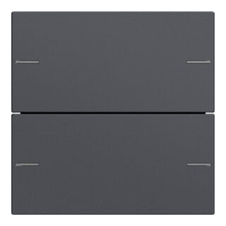 Gira Set de bascule pour capteur tactile 2 fois Anthracite 575228