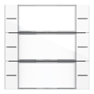 Gira Set de bascules 3-fach BSF capteur tactile blanc pur