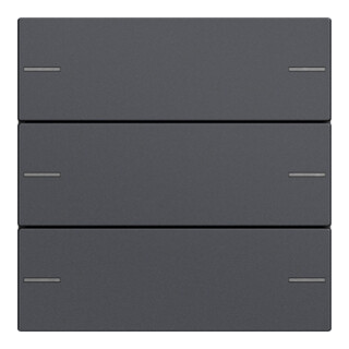 Gira Set de bascules triple capteur tactile Anthracite 575328