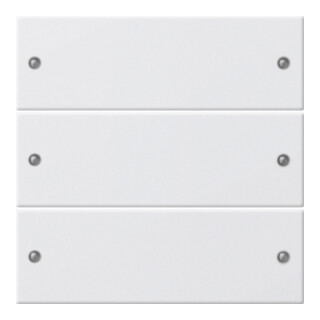 Gira Set d'interrupteurs 3 fois blanc pur 218303