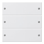 Gira Set d'interrupteurs 3 fois blanc pur 218303-1