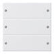 Gira Set d'interrupteurs 3 fois blanc pur 218303