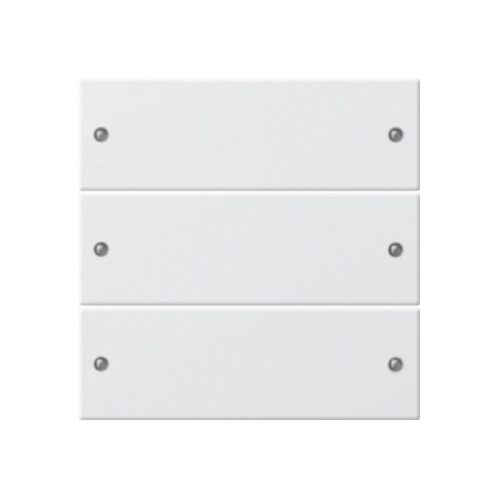 Gira Set d'interrupteurs 3 fois blanc pur 218303