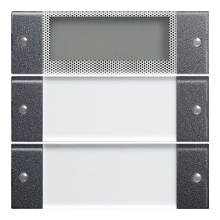 Gira Set d'interrupteurs à bascule 2 modules anthracite 214228