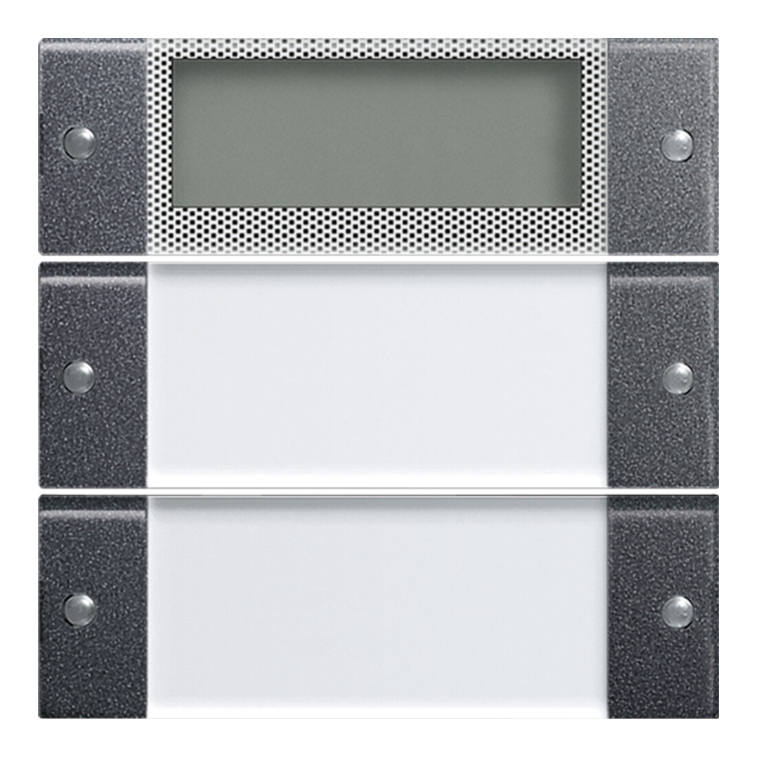 Gira Set d'interrupteurs à bascule 2 modules anthracite 214228