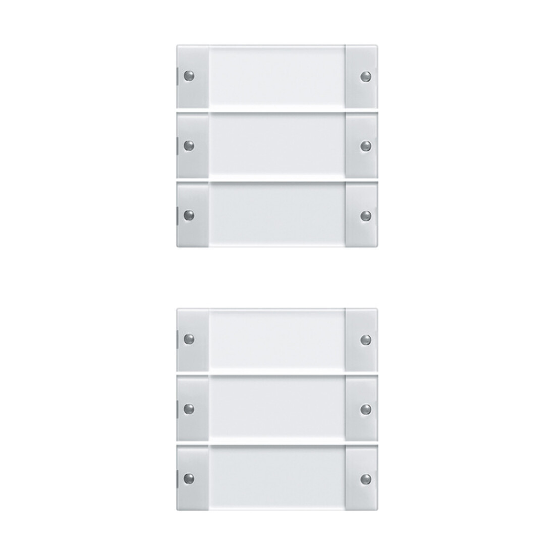 Gira Set d'interrupteurs à bascule 6 fois rws/gl 213603