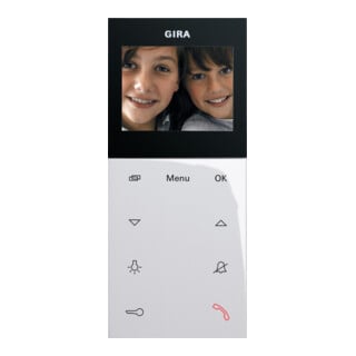 Gira Station intérieure vidéo AP Plus blanc pur 123903