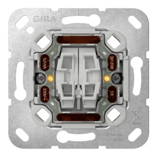 Gira Tast-Kontroll Einsatz 313500 10AX 250V~ orange LED 230V~