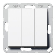 Gira Taster 3-fach rws 1polig Schließer 284403-3