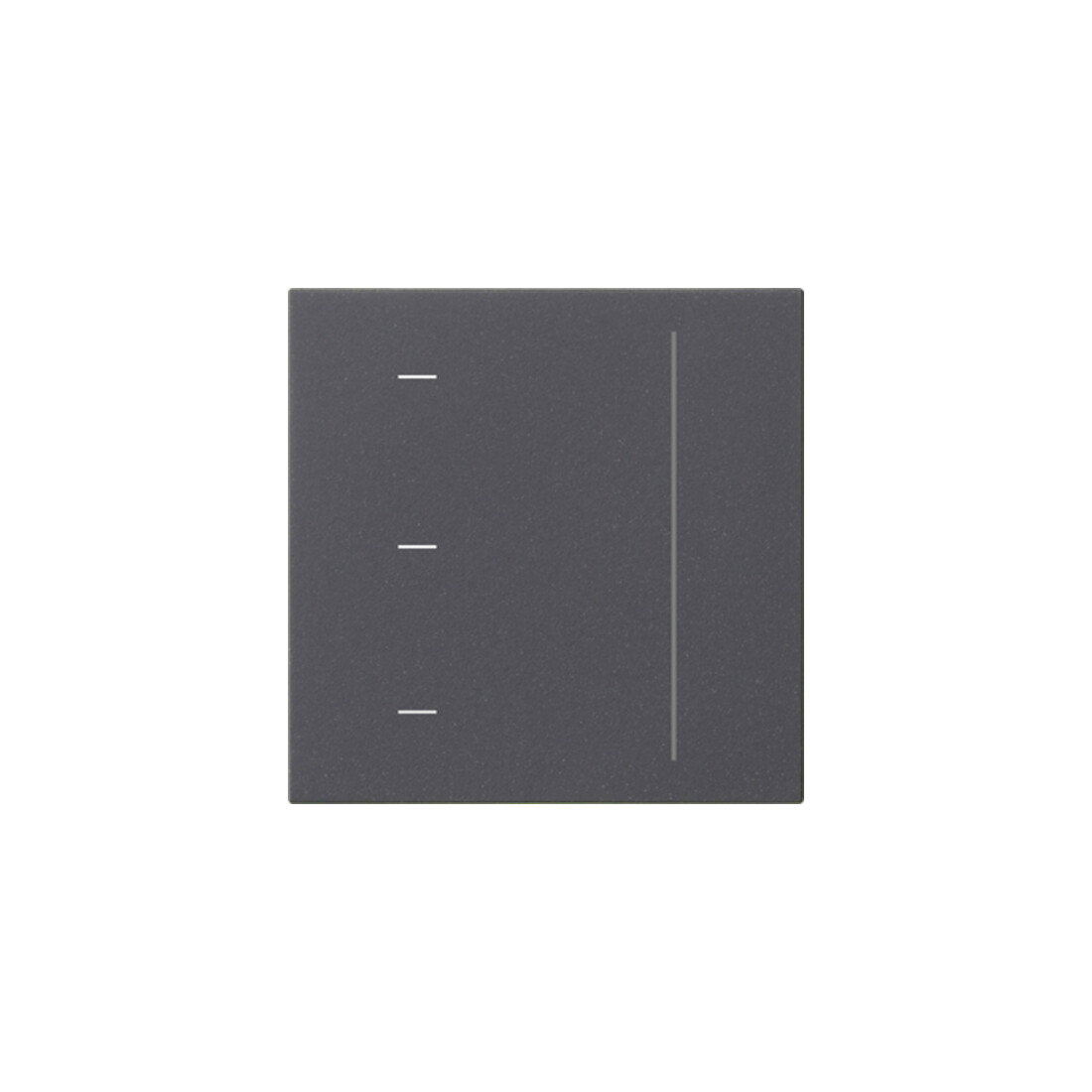 Gira Touchaufsatz S3000 Anthrazit 536528