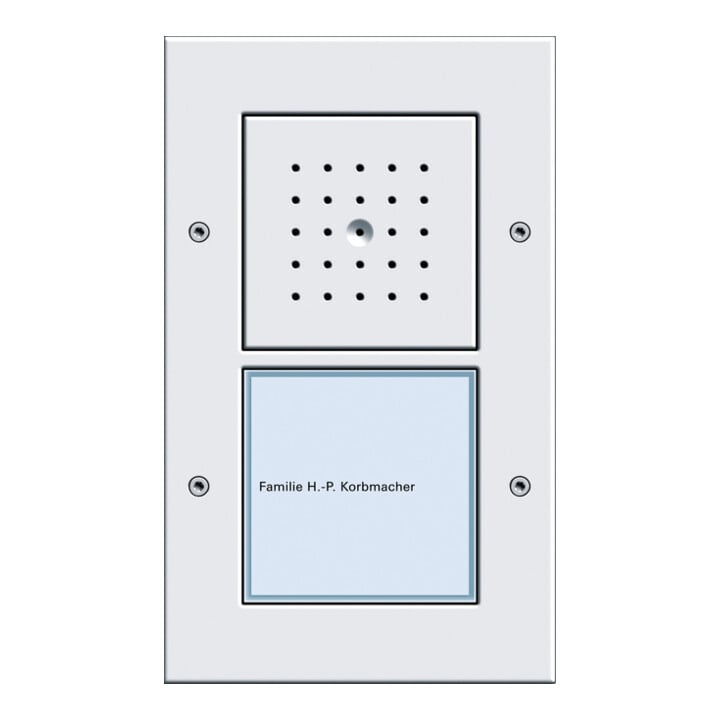 Gira Türstation AP 1fach reinweiß 126666