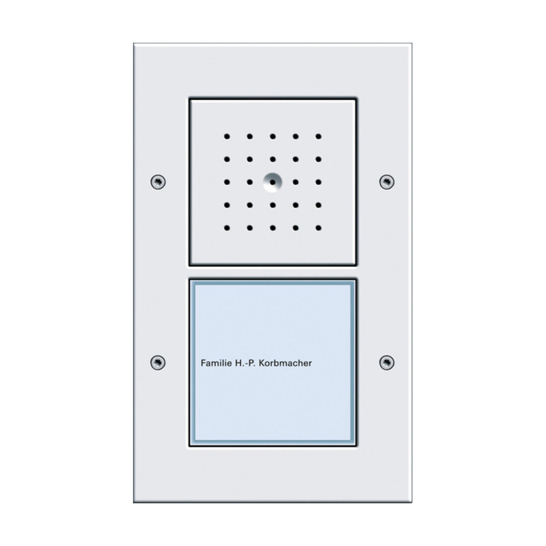Gira Türstation AP 1fach reinweiß 126666