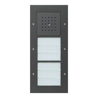 Gira Türstation AP 6fach anthrazit 126867