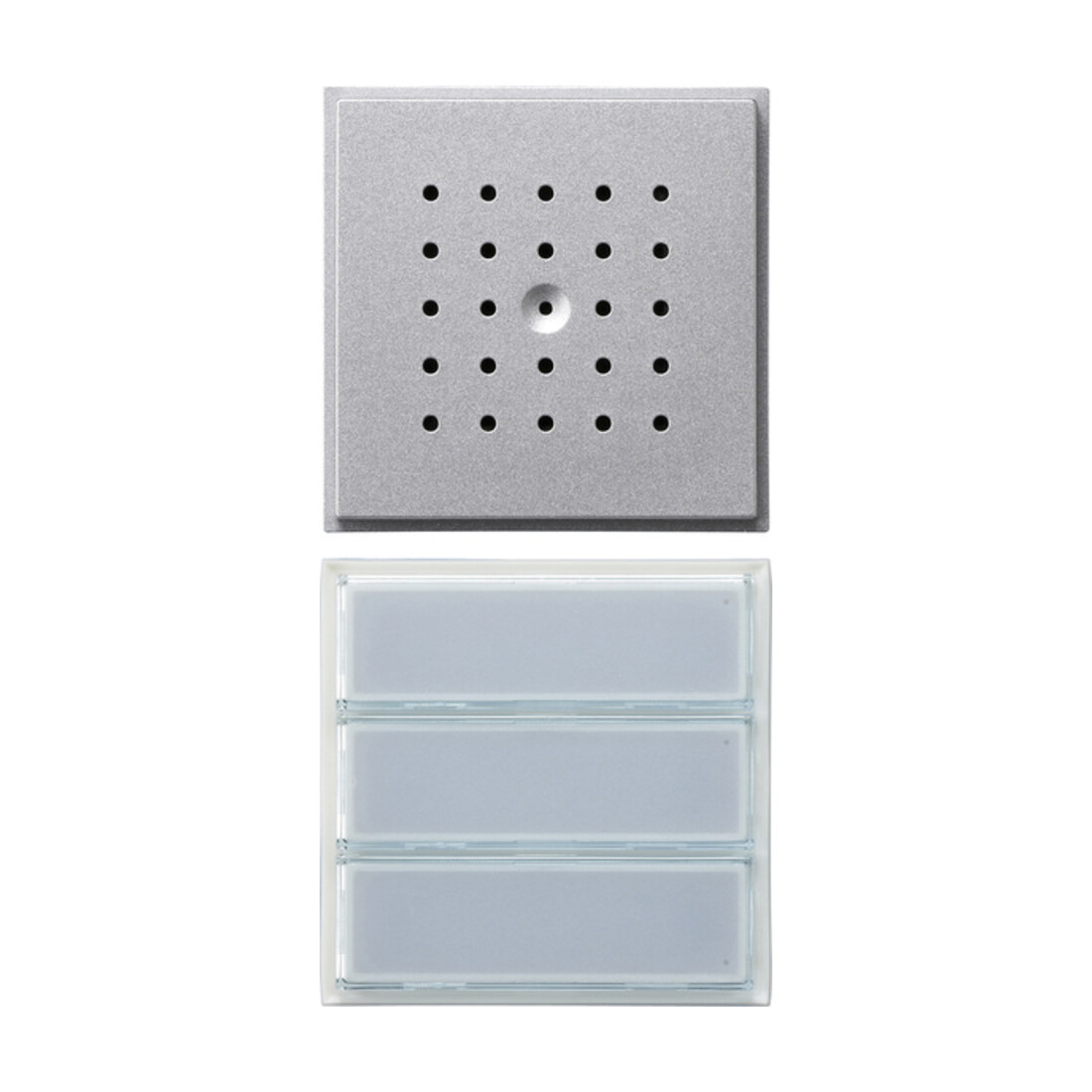 Gira Türstation UP 3fach alu LED ws 126165