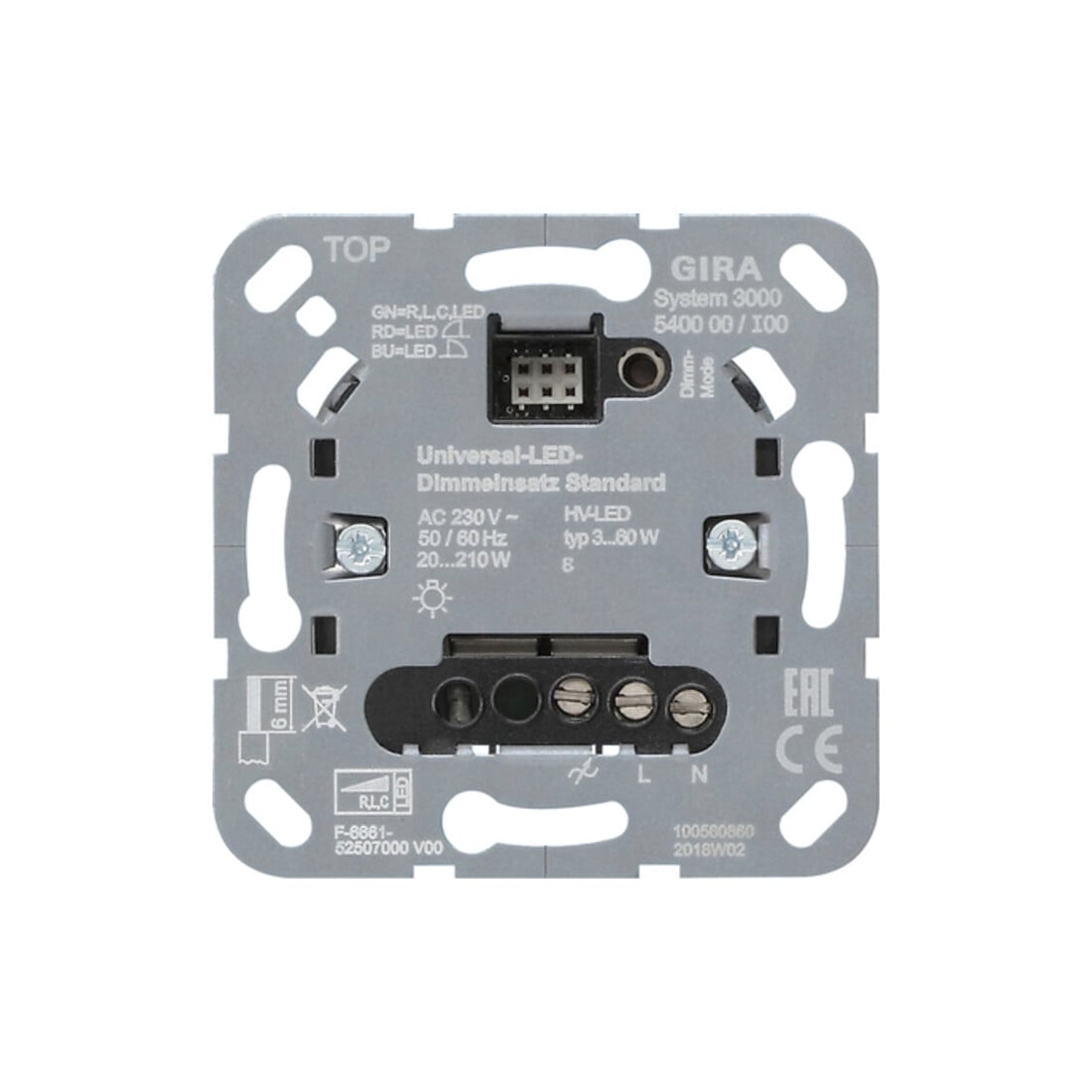 Gira Uni-LED-Dimmeinsatz standard 540000