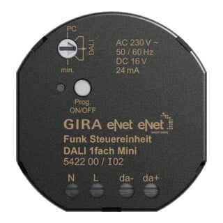 Gira Unité de commande radio Mini DALI 542200