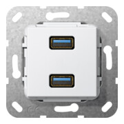 Gira USB 3.0 A 2fach rws Gender Changer 568403-1