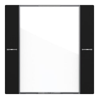 Gira Wippenset 1fach Beschriftungsfeld Tastsensor 4 5771005 schwarz matt