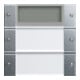 Gira Wippenset 2-fach alu 214226