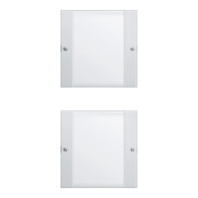 Gira Wippenset 2-fach rws/gl 213203-3