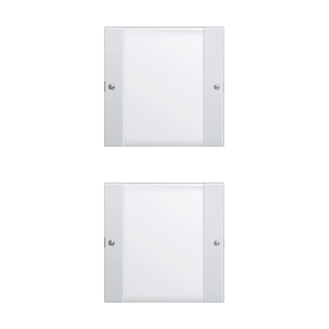 Gira Wippenset 2-fach rws/gl 213203
