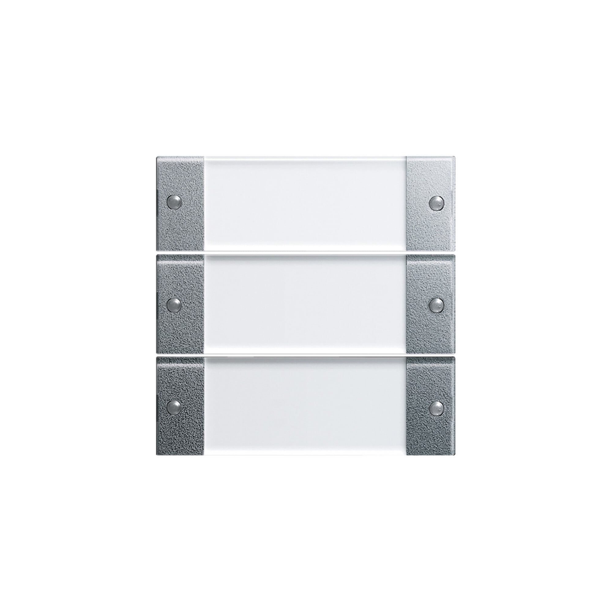 Gira Wippenset 3-fach alu 213326