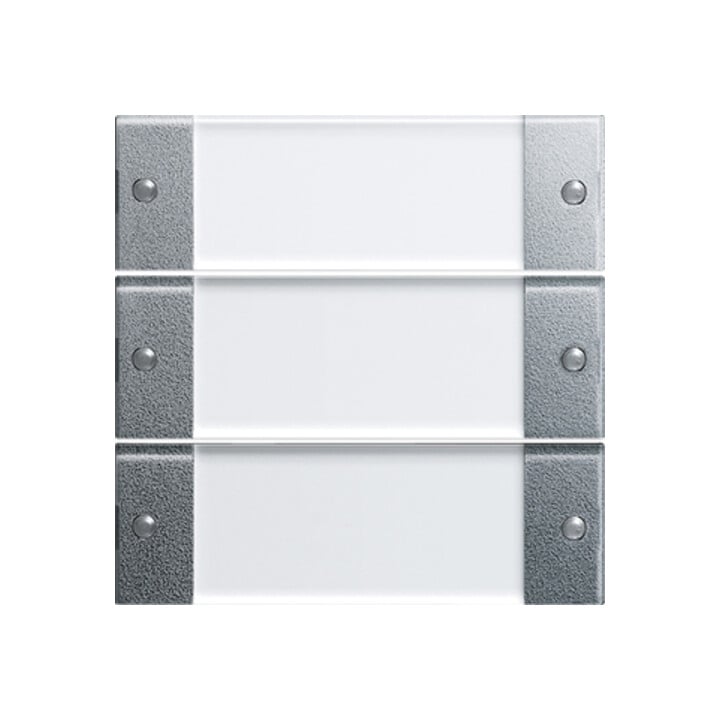 Gira Wippenset 3-fach alu 213326