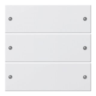 Gira Wippenset 3fach reinweiß 218303