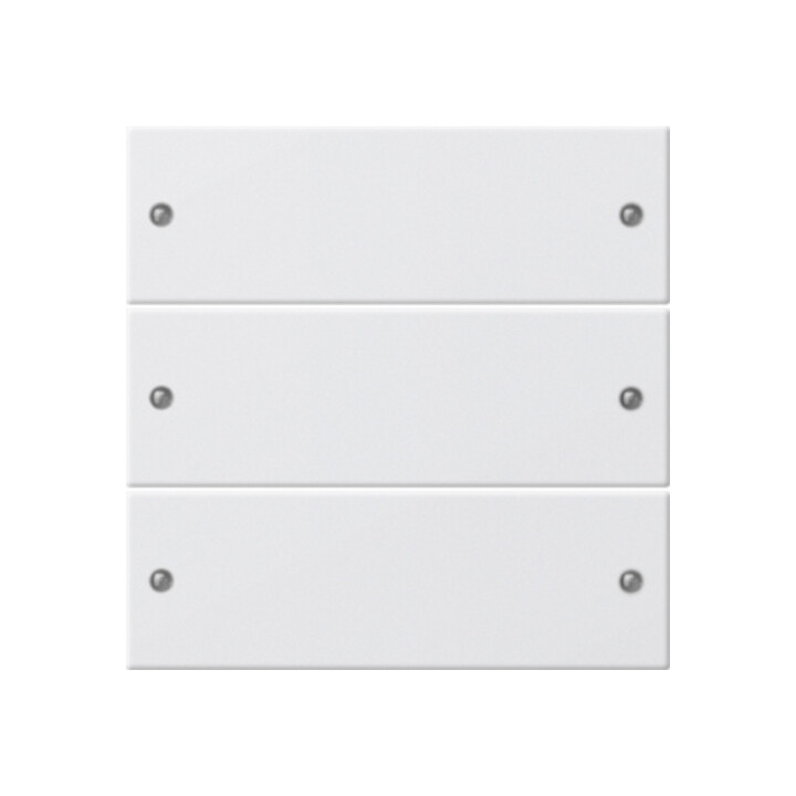 Gira Wippenset 3fach reinweiß 218303
