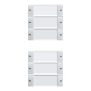 Gira Wippenset 6-fach rws/gl 213603-3