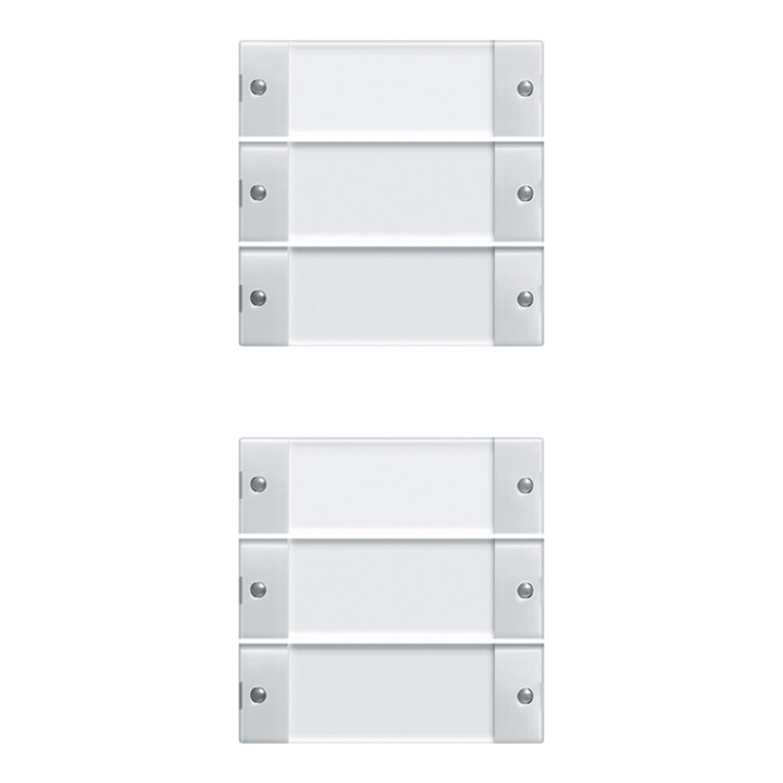 Gira Wippenset 6-fach rws/gl 213603