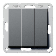 Gira Wippschalter Wechsel 3fach System 55 Anthrazit 283228-3