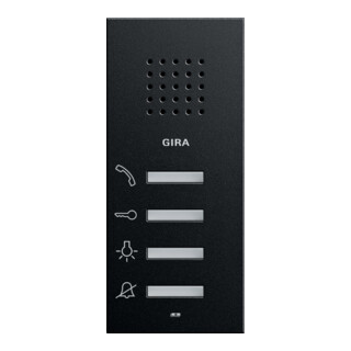 Gira Wohnungsstation AP 1250005 schwarz matt