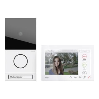 Gira Wohnungsstation EFH-Paket Video AP7 Verk.weiß