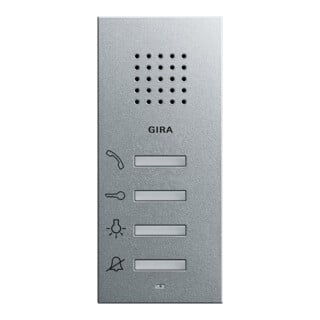 Gira Wohnungsstation Freisprech AP alu 125026