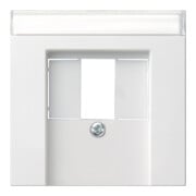 Gira Zentralplatte TAE rws m.Schriftf.,System55 087627-3