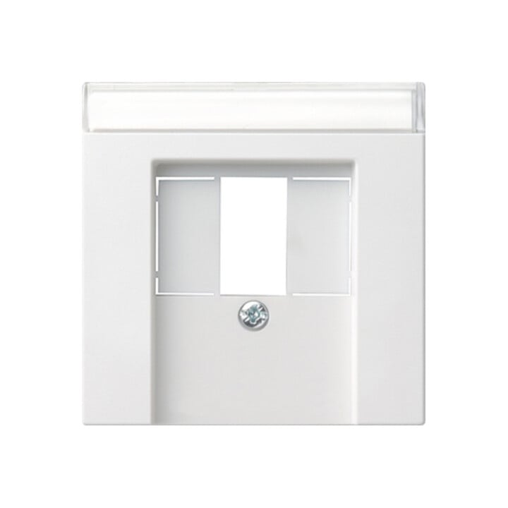 Gira Zentralplatte TAE rws m.Schriftf.,System55 087627