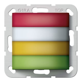 Gira Zimmersignalleuchte Rot/Weiß/Gelb/Grün 594400