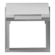 Gira Zwischenplatte alu m.Klappd., TX44 065465