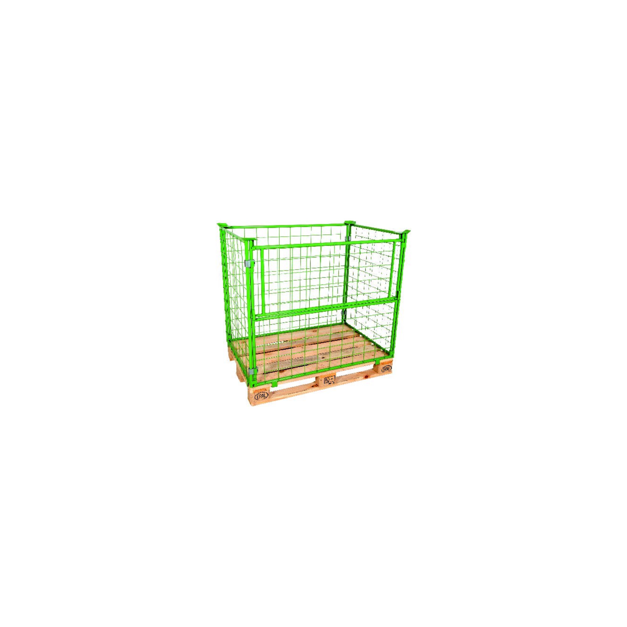 Gitteraufsatzrahmen 100cm RAL 6017 10x10 ; E. S. B.