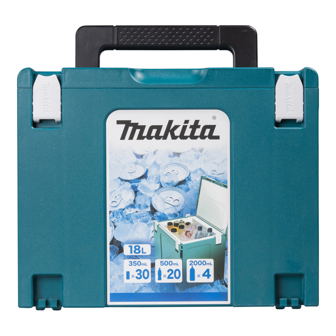 Glacière Makita MAKPAC taille 4 avec doublure isolante, volume 18 l
