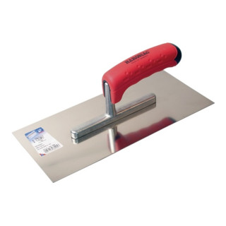 Glättekelle ERGO-TOP L.280mm B.130mm 2K-Griff VA,rostfr. S.0,7mm