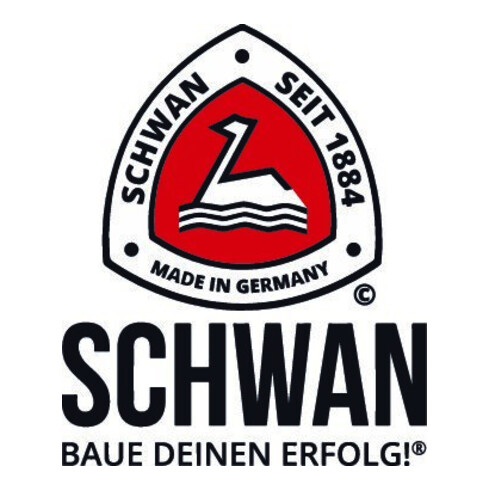 Glättekelle L.280mm B.130mm H-Heft Stahl,geh.S.0,7mm SCHWAN